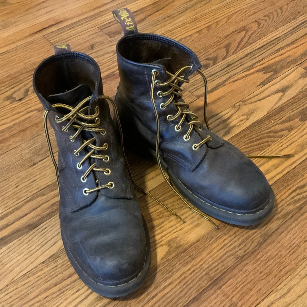 Dr. Martens 1460 Crazy Horse Leather Lace Up Boots